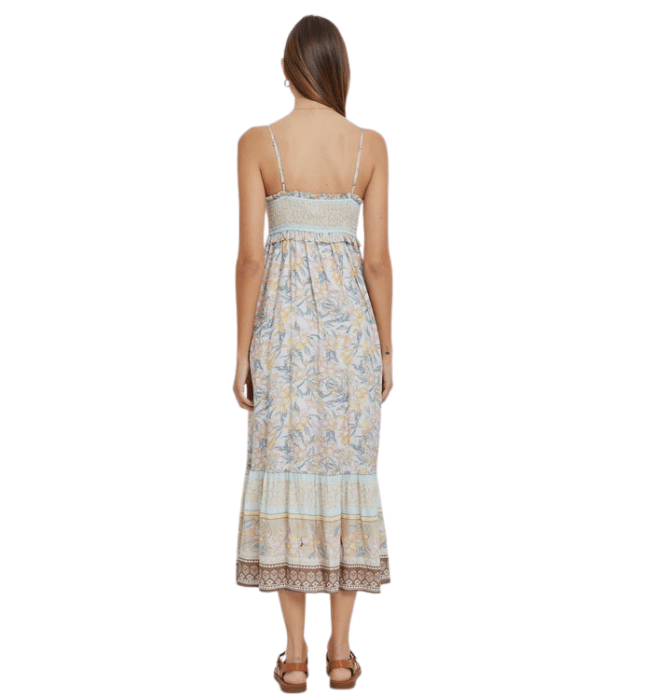 Antigua Tiered Printed Maxi Dress