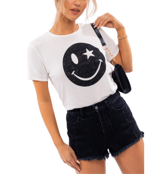 Happy Relaxed Graphic Tee