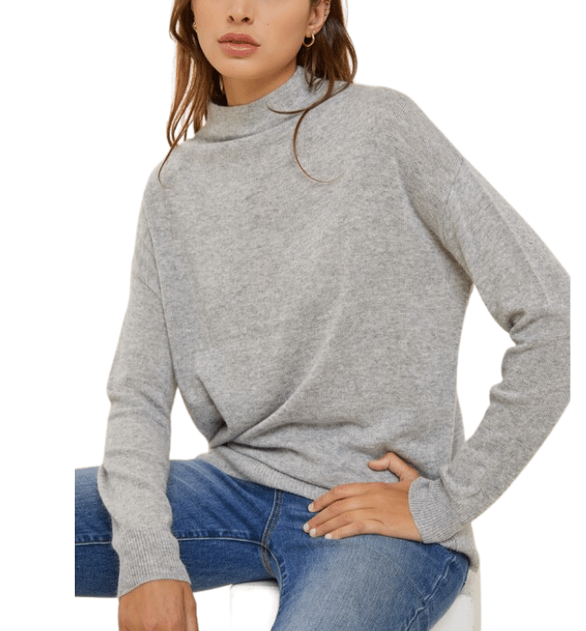 Elsa Mock Neck Sweater