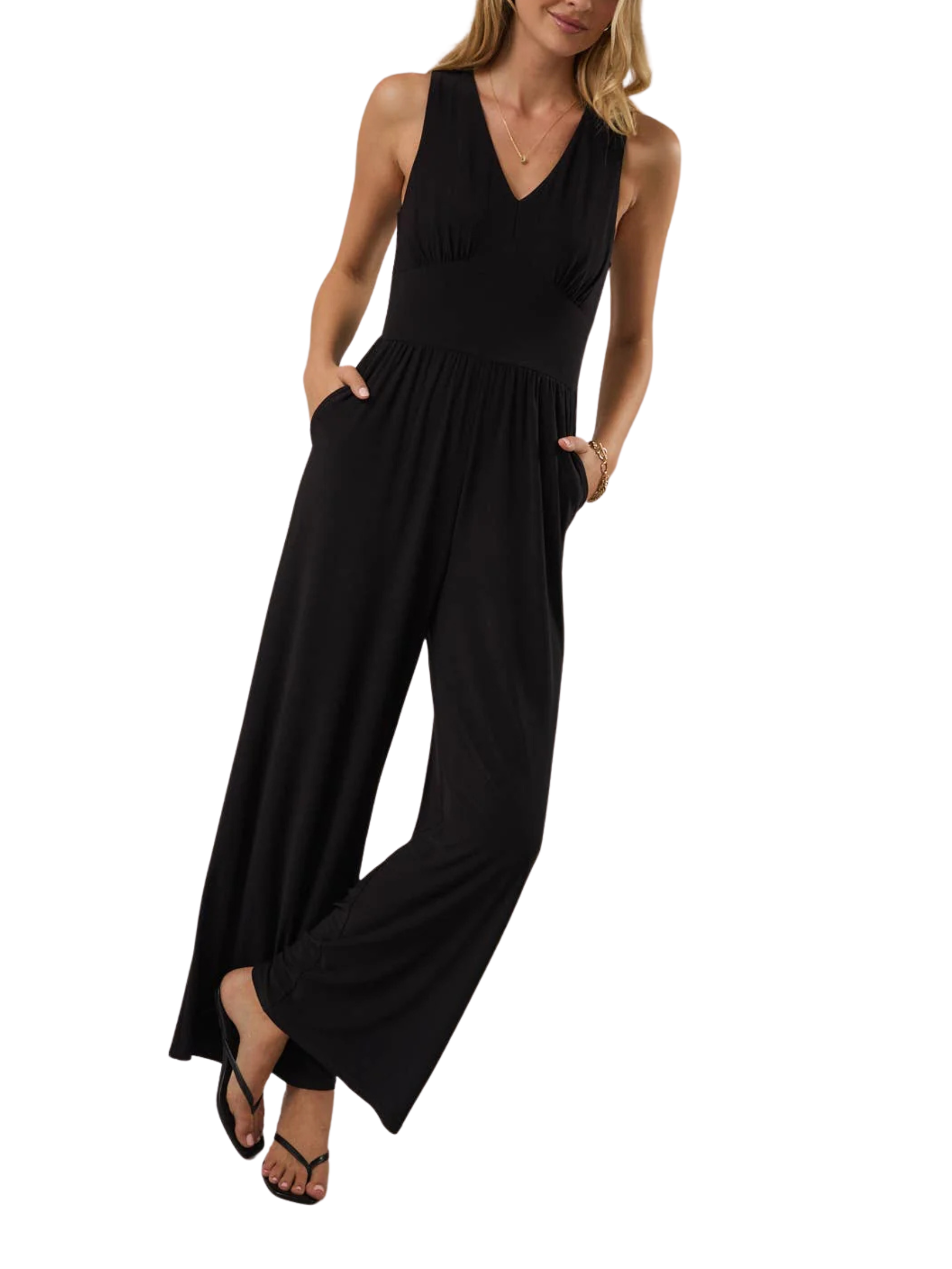 Josephine V-Neck Jumpsuit