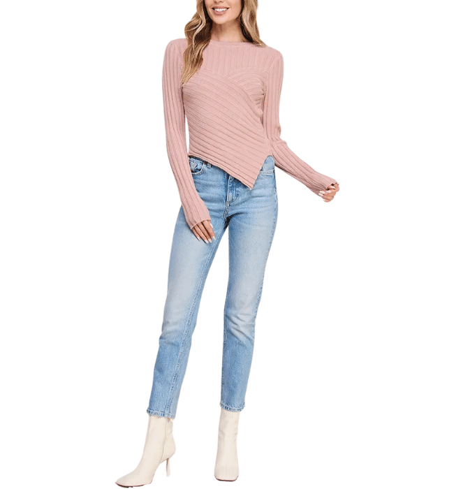 Ariel Asymmetrical Long Sleeve Top