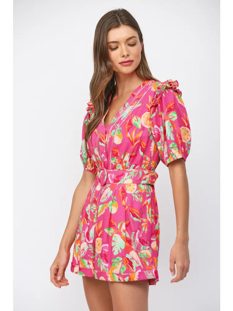 Oralee Botanical Romper