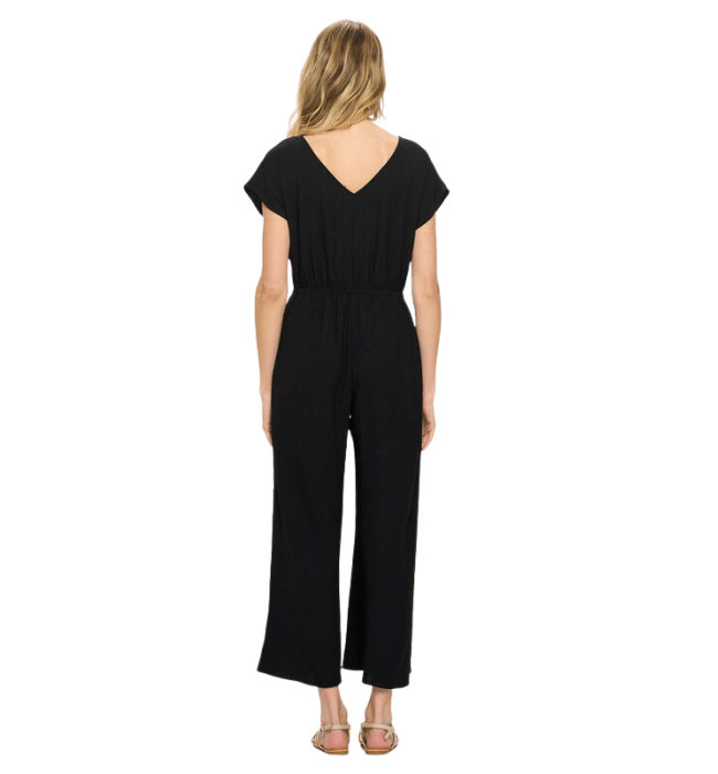 Natalie Black Jumpsuit