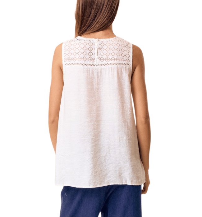 Stassi Lace Detail Tank