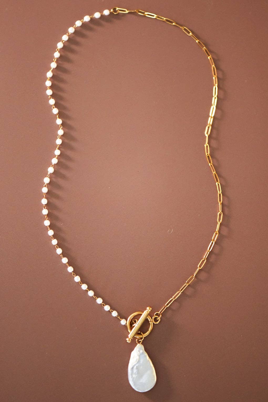 18K Gold Plated Waterproof Stainless Steel Chain Necklace