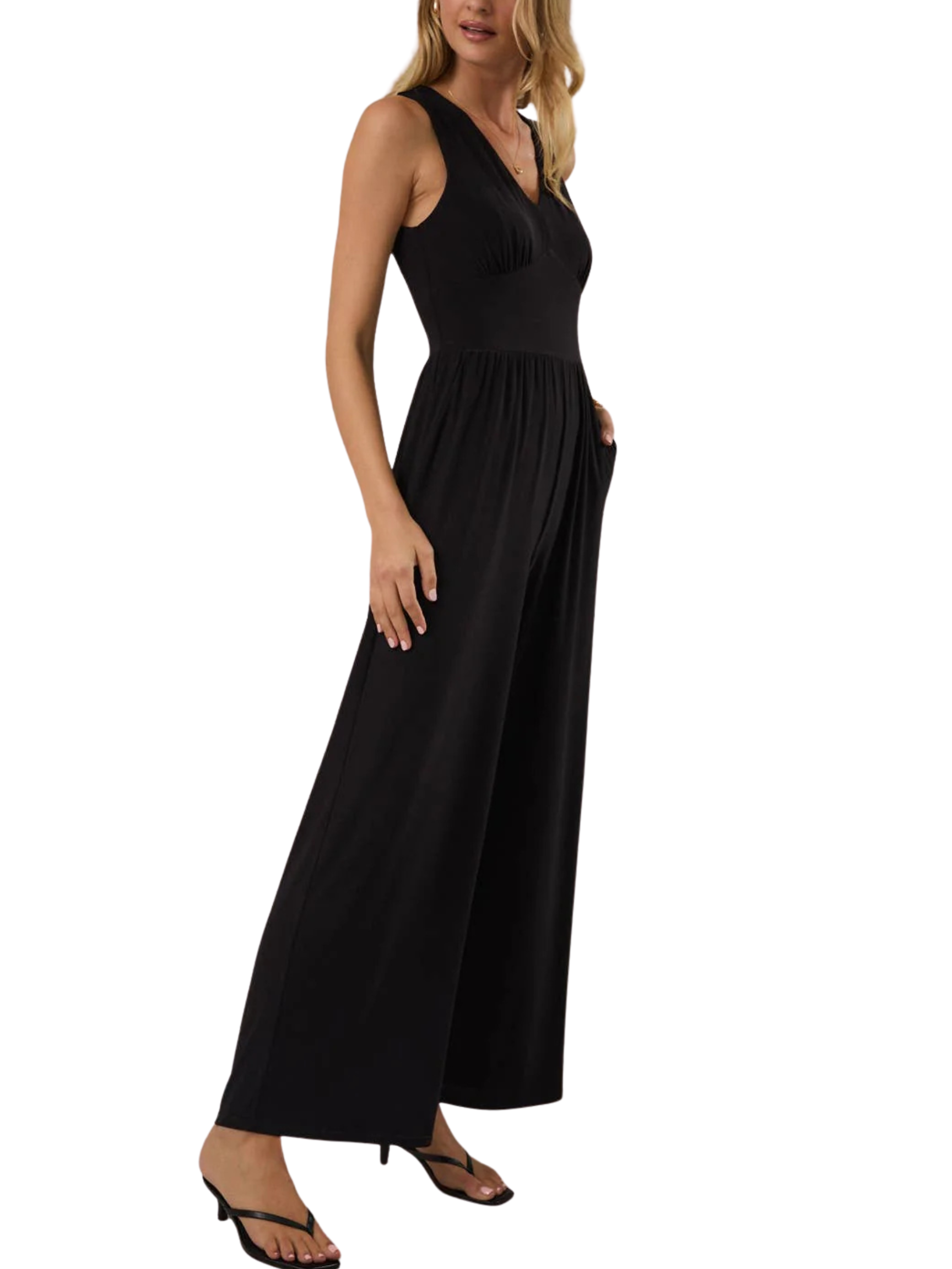 Josephine V-Neck Jumpsuit