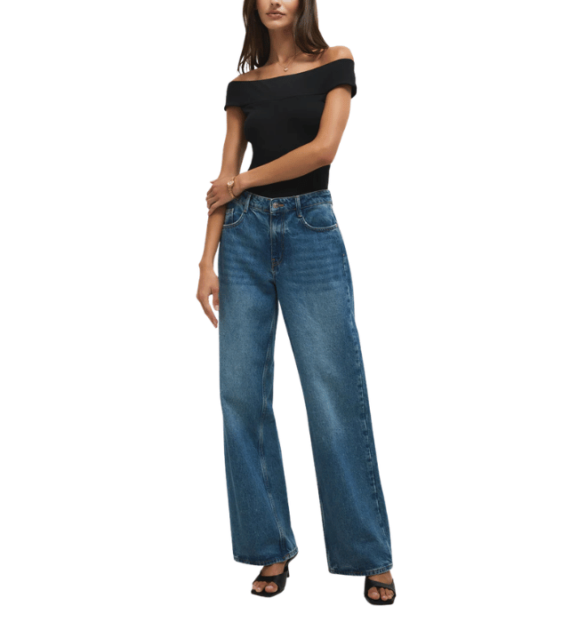 (Z SUPPLY) Second Skin Off Shoulder Top