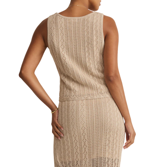 (Z SUPPLY) Glimmer Pointelle Tank