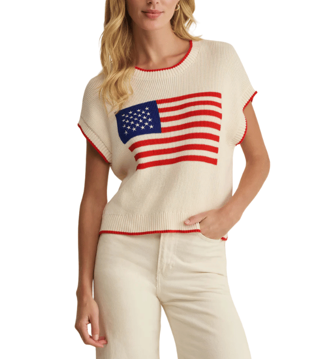 (Z SUPPLY) Sleeveless Patriot Sweater