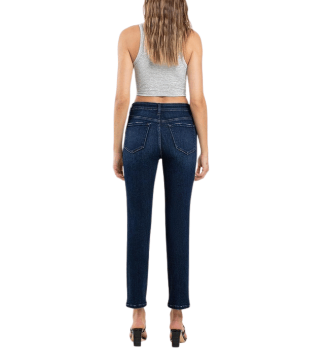 Serena Dark Wash Straight Jean