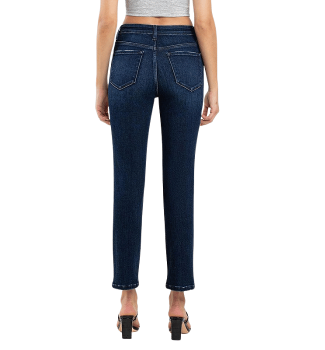 Serena Dark Wash Straight Jean