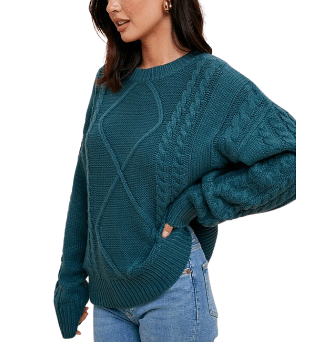 Emmadine Cable Knit Sweater