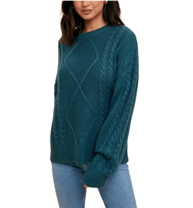 Emmadine Cable Knit Sweater