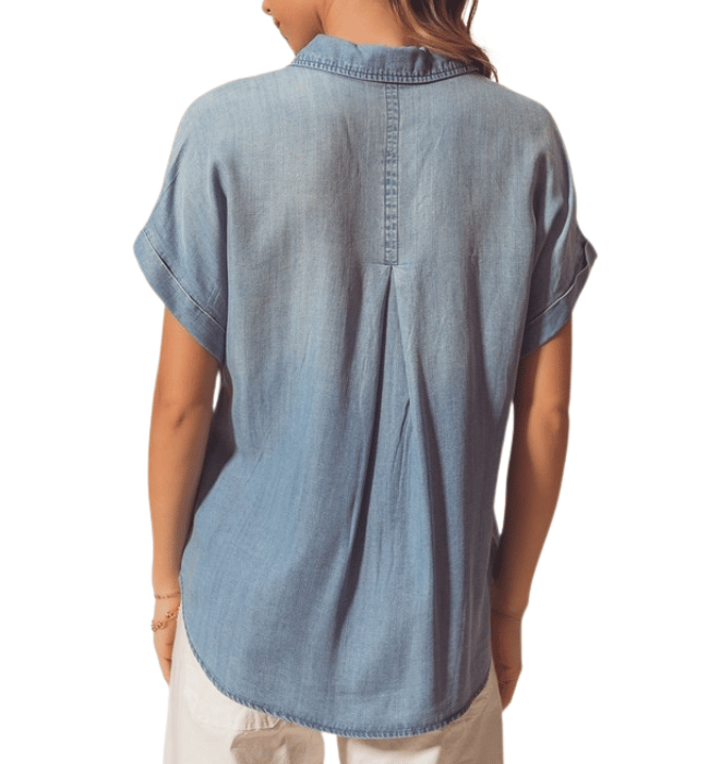 Katie Chambray Short Sleeve