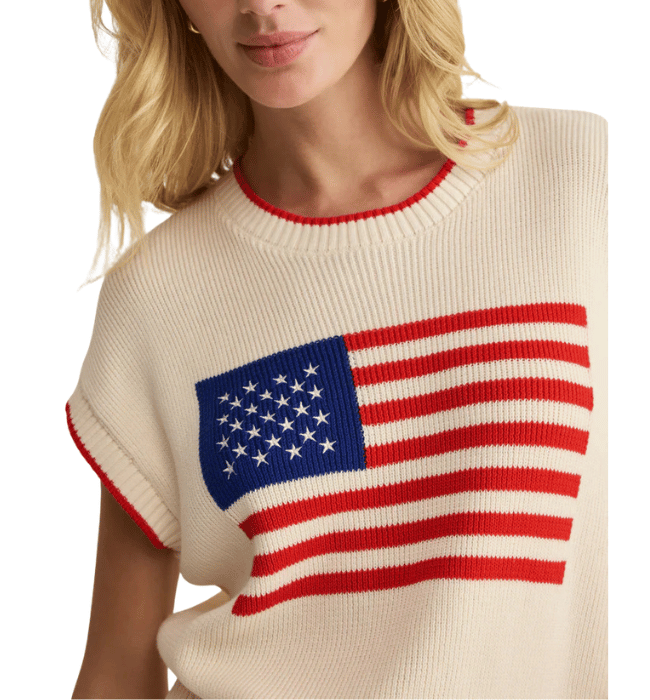 (Z SUPPLY) Sleeveless Patriot Sweater