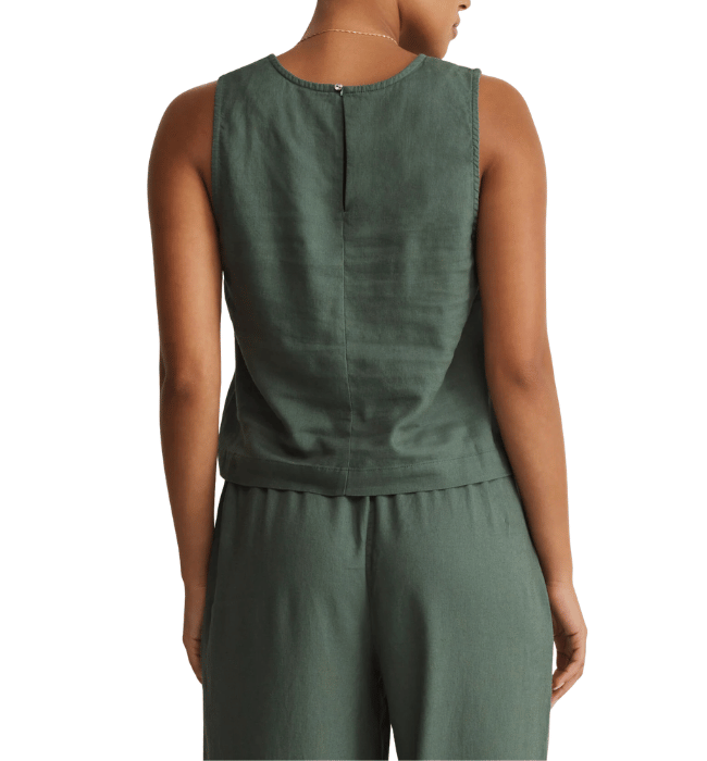 (Z SUPPLY) Sloan Linen Cropped Tank