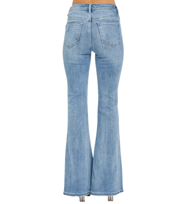 Haylan Medium Wash Flares