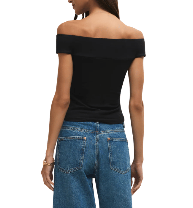 (Z SUPPLY) Second Skin Off Shoulder Top