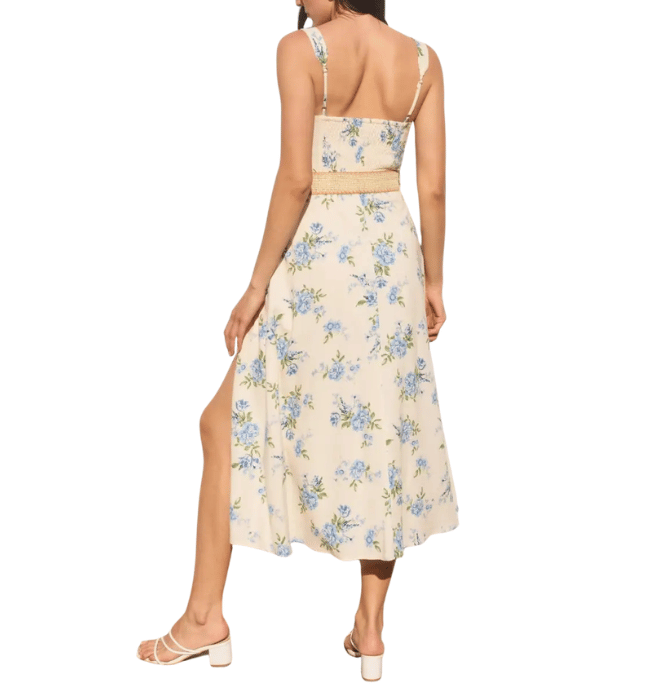 Vivienne Blue Floral Dress