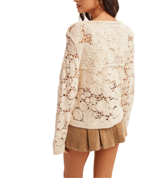 Ally Crochet Cardigan