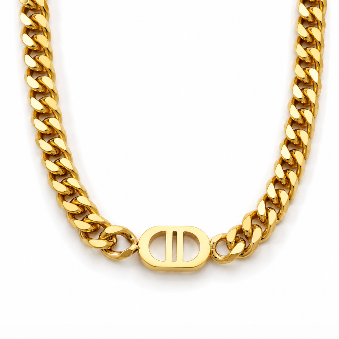 Cuban Luxe Link Necklace | 18k Gold Plated Stainless Steel