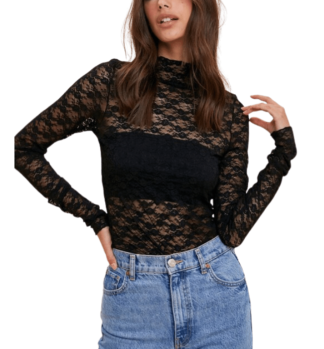 Deidre Lace Mesh Top