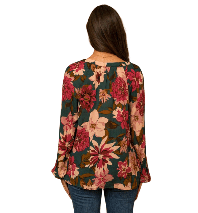 Darla Floral Print Blouse