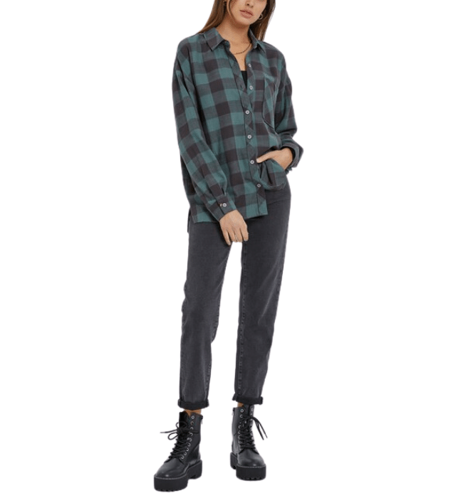 Huntington Button Down Plaid Flannel