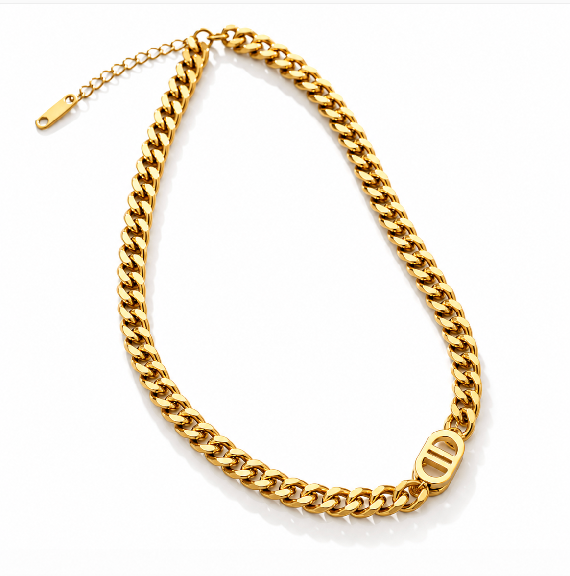 Cuban Luxe Link Necklace | 18k Gold Plated Stainless Steel