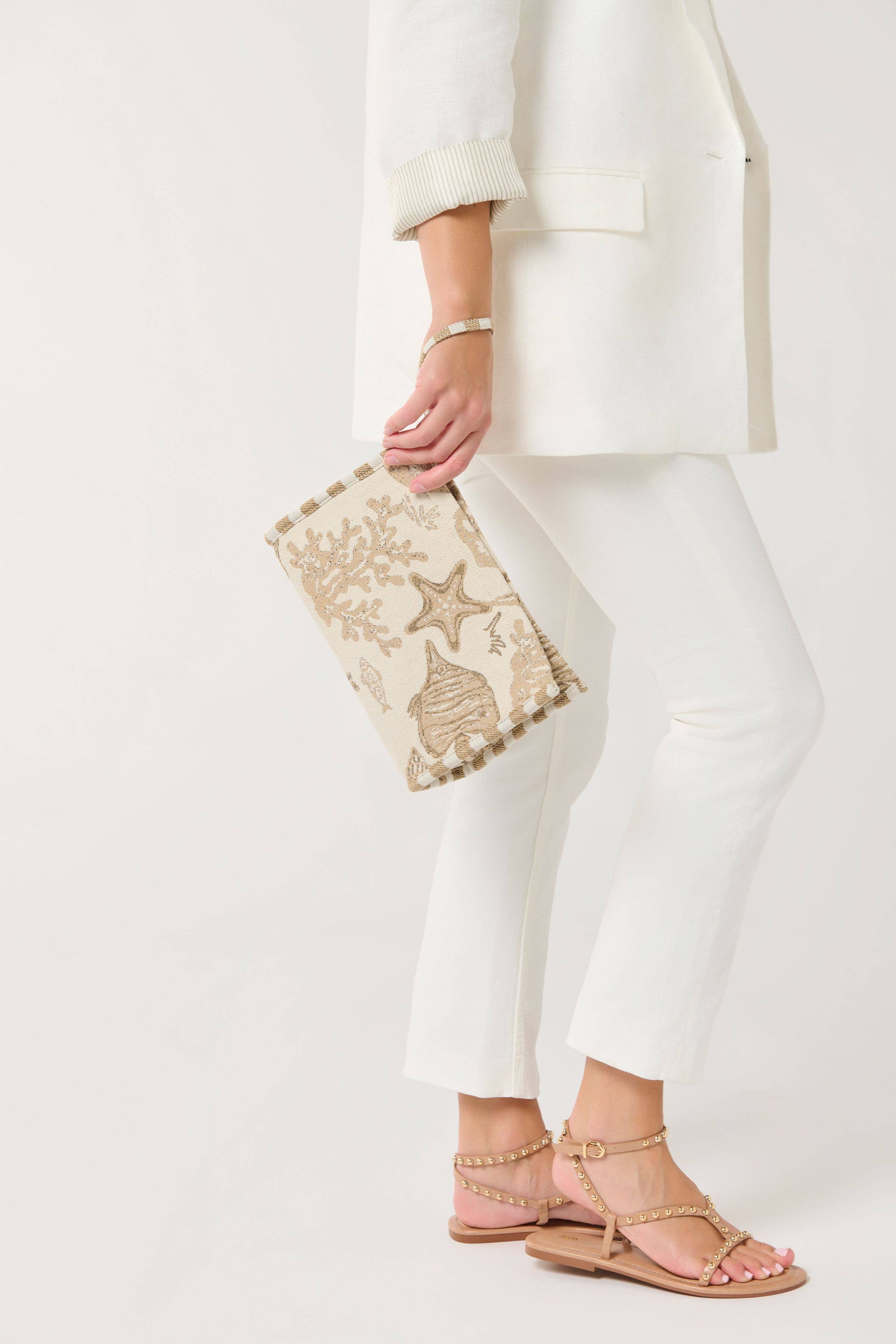Coastal Wristlet Pouch
