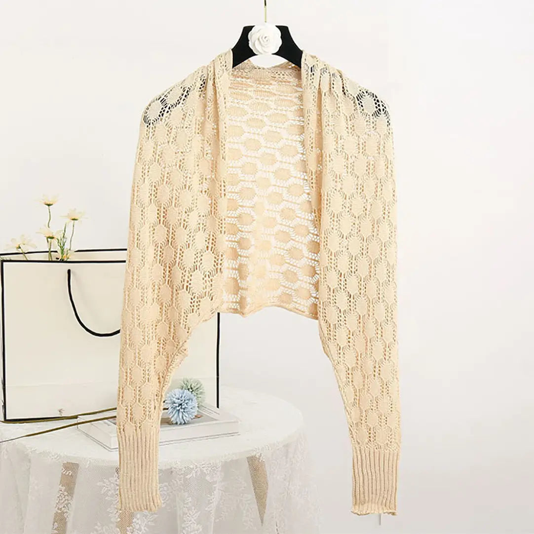 Cali Crochet Knit Shrug