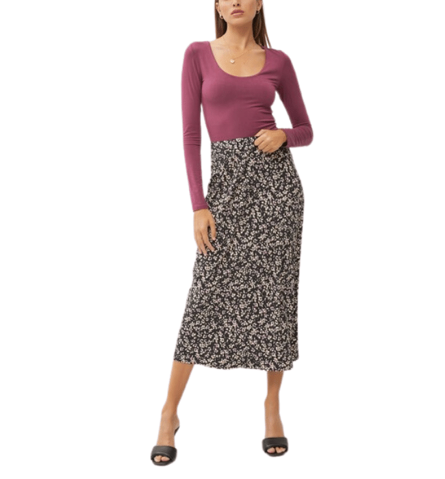 Verona Floral Midi Skirt