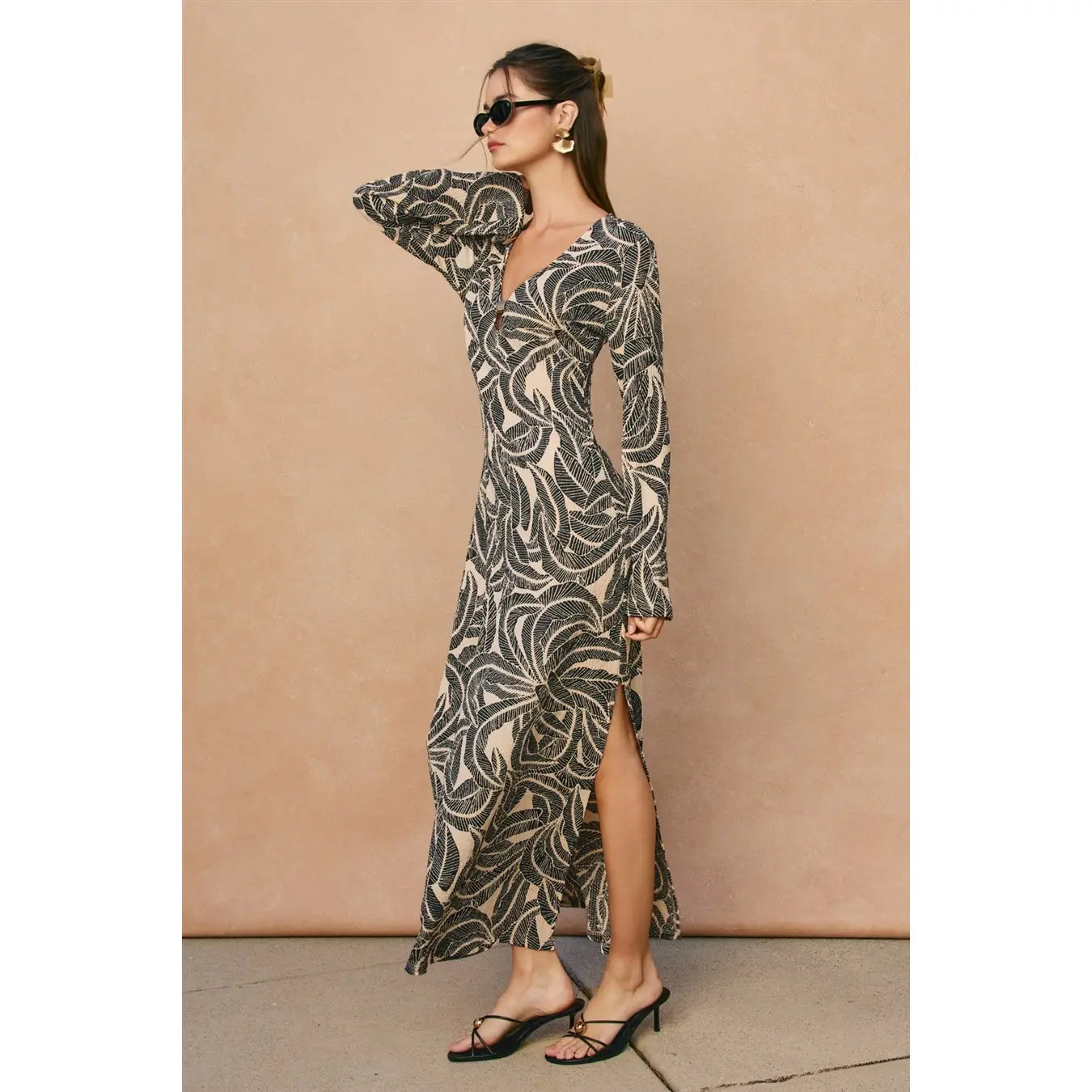 Madelenni Tropical Maxi Dress