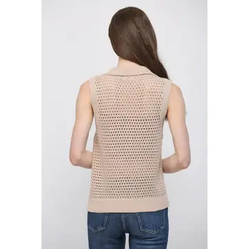 Mira Half Zip Knit Sweater