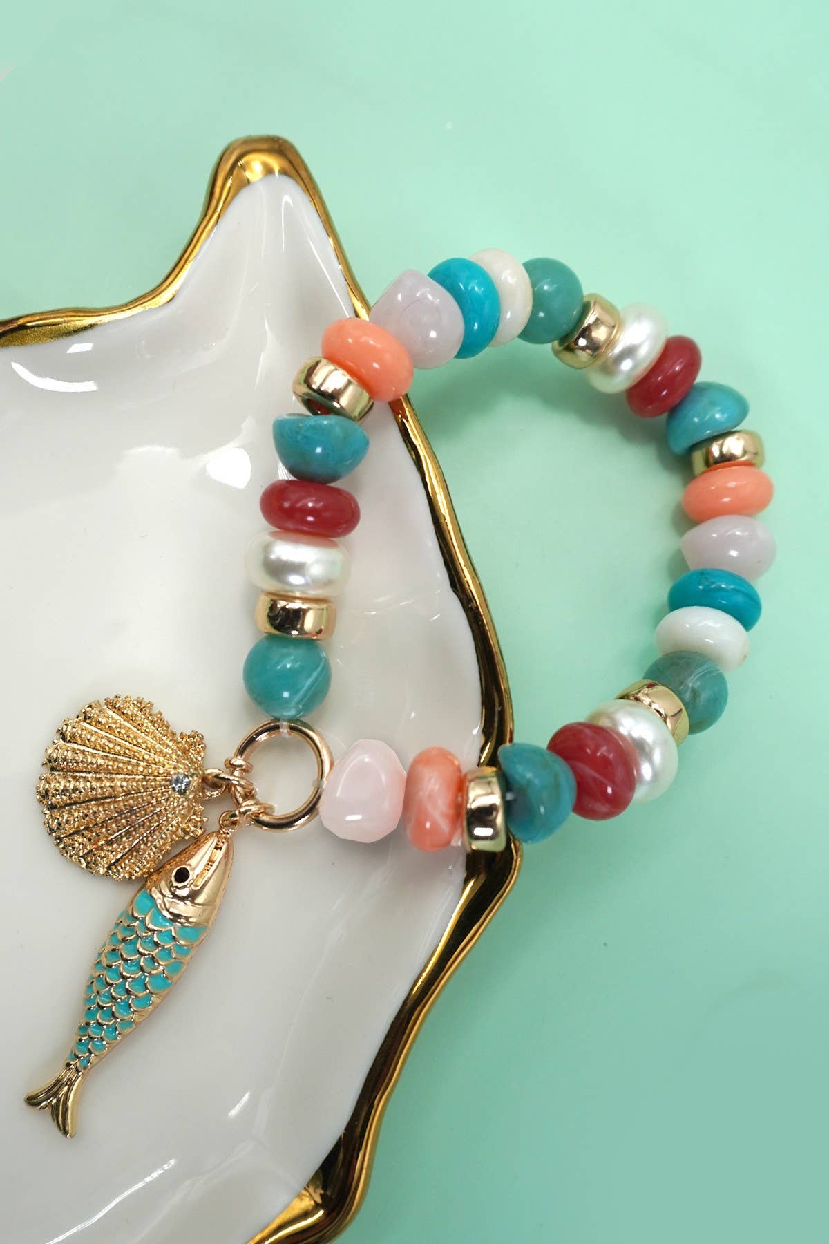 Fish Charm Bracelet