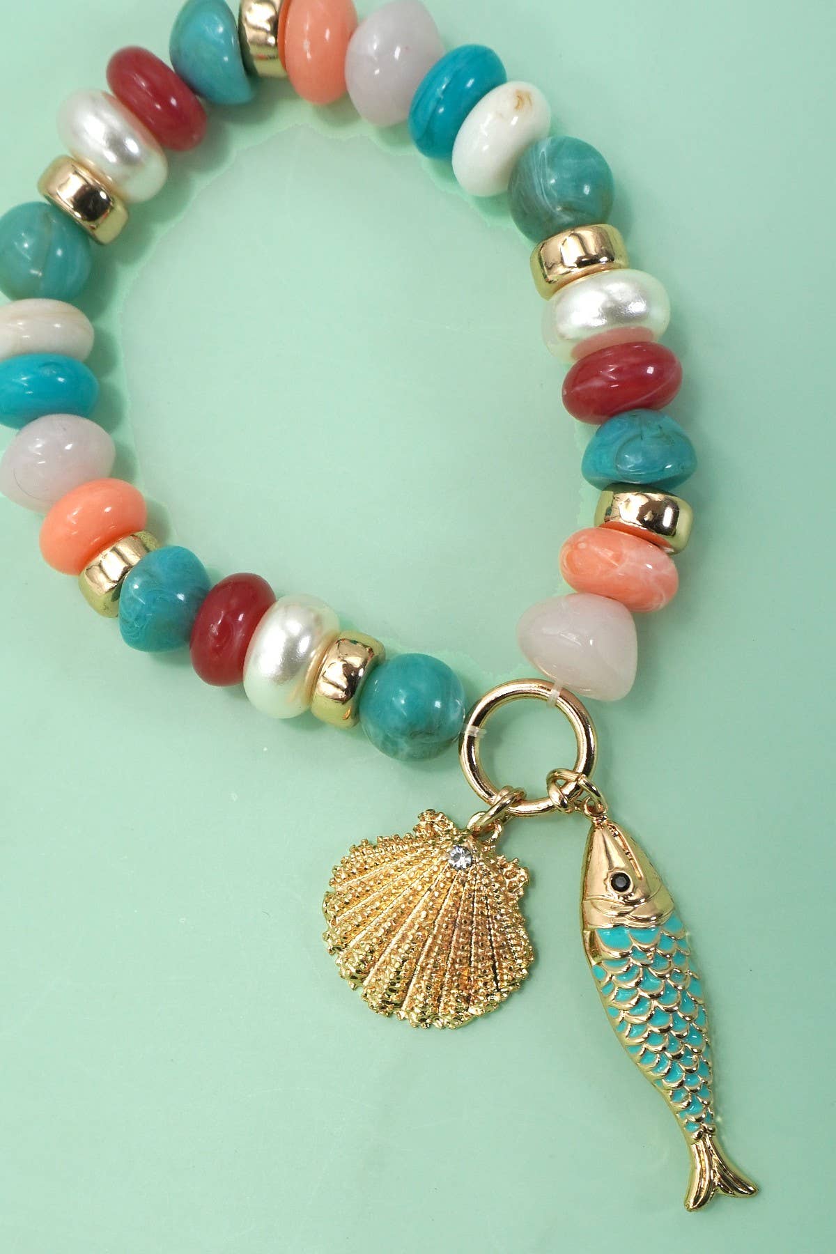 Fish Charm Bracelet