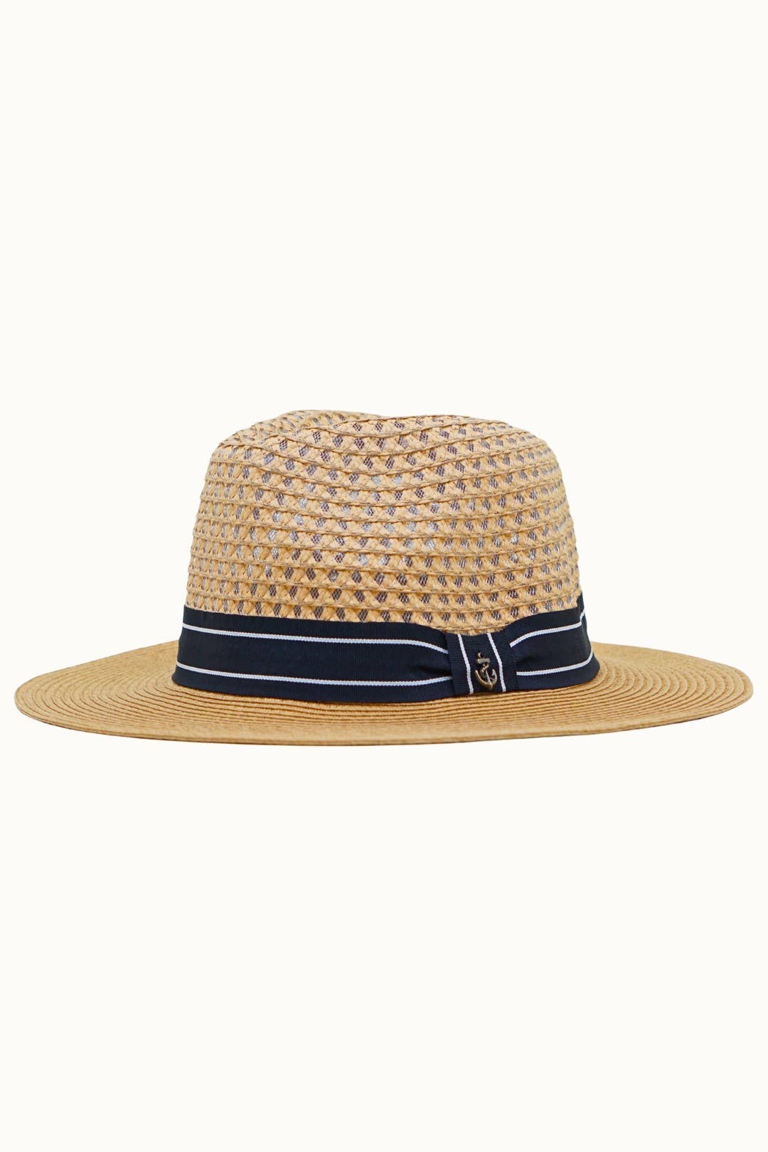 Paper Straw Nautical Crushable Packable Fedora, Adjustable
