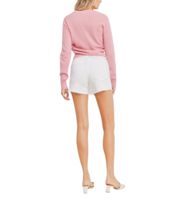 Lauren White Denim Shorts