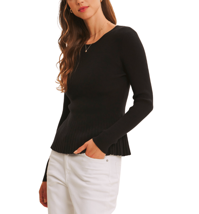 Margo Peplum Sweater