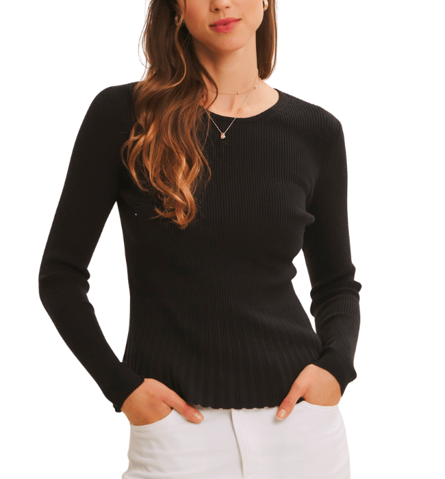 Margo Peplum Sweater