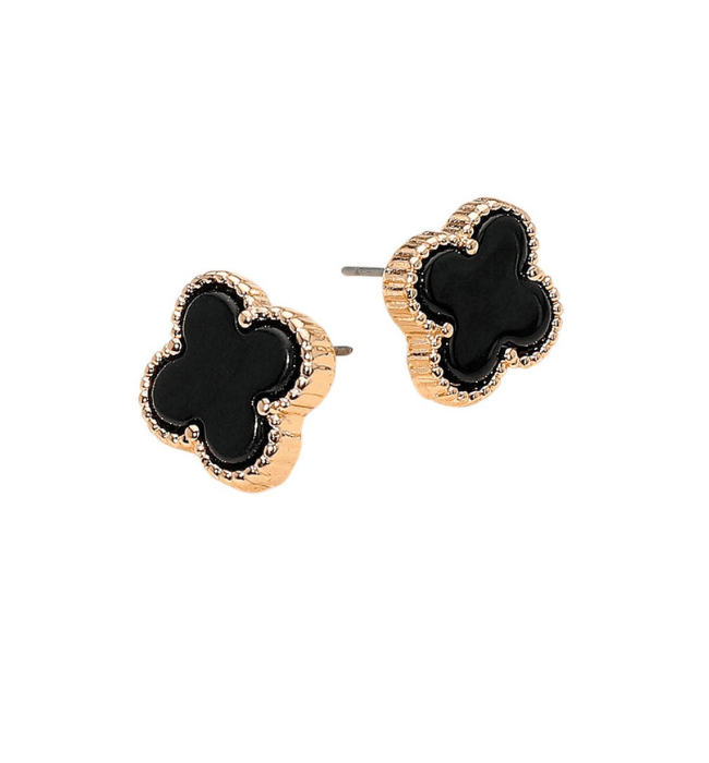 Quatrefoil Stud Earrings
