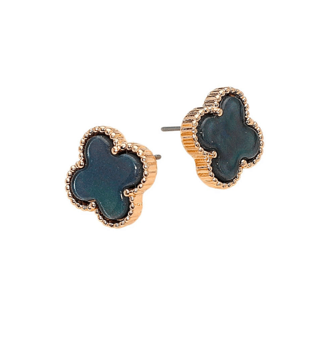 Quatrefoil Stud Earrings