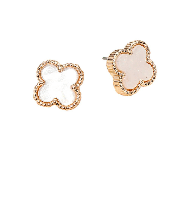 Quatrefoil Stud Earrings