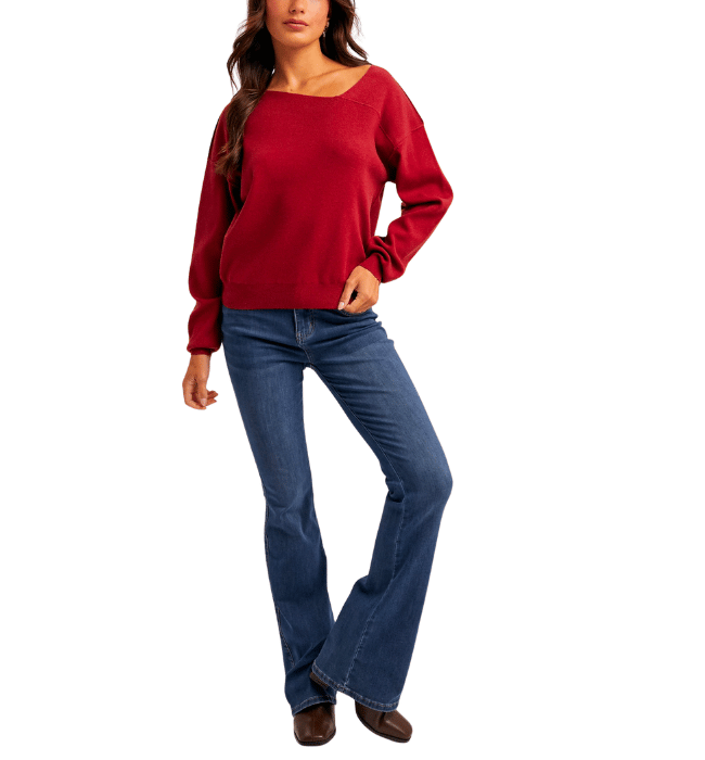 Ginny Asymmetrical Sweater