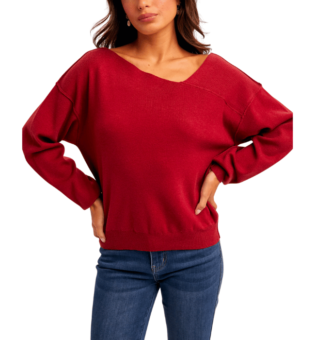 Ginny Asymmetrical Sweater