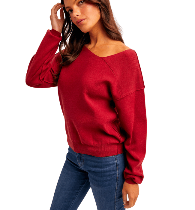 Ginny Asymmetrical Sweater