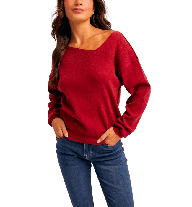 Ginny Asymmetrical Sweater