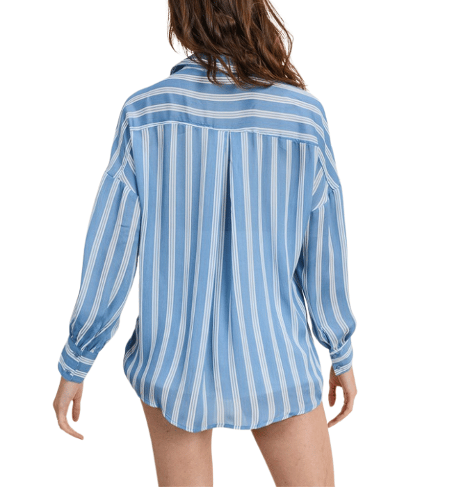 Nautical Striped Pullover Blouse
