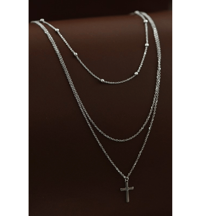 Stainless Steel Cross Necklace