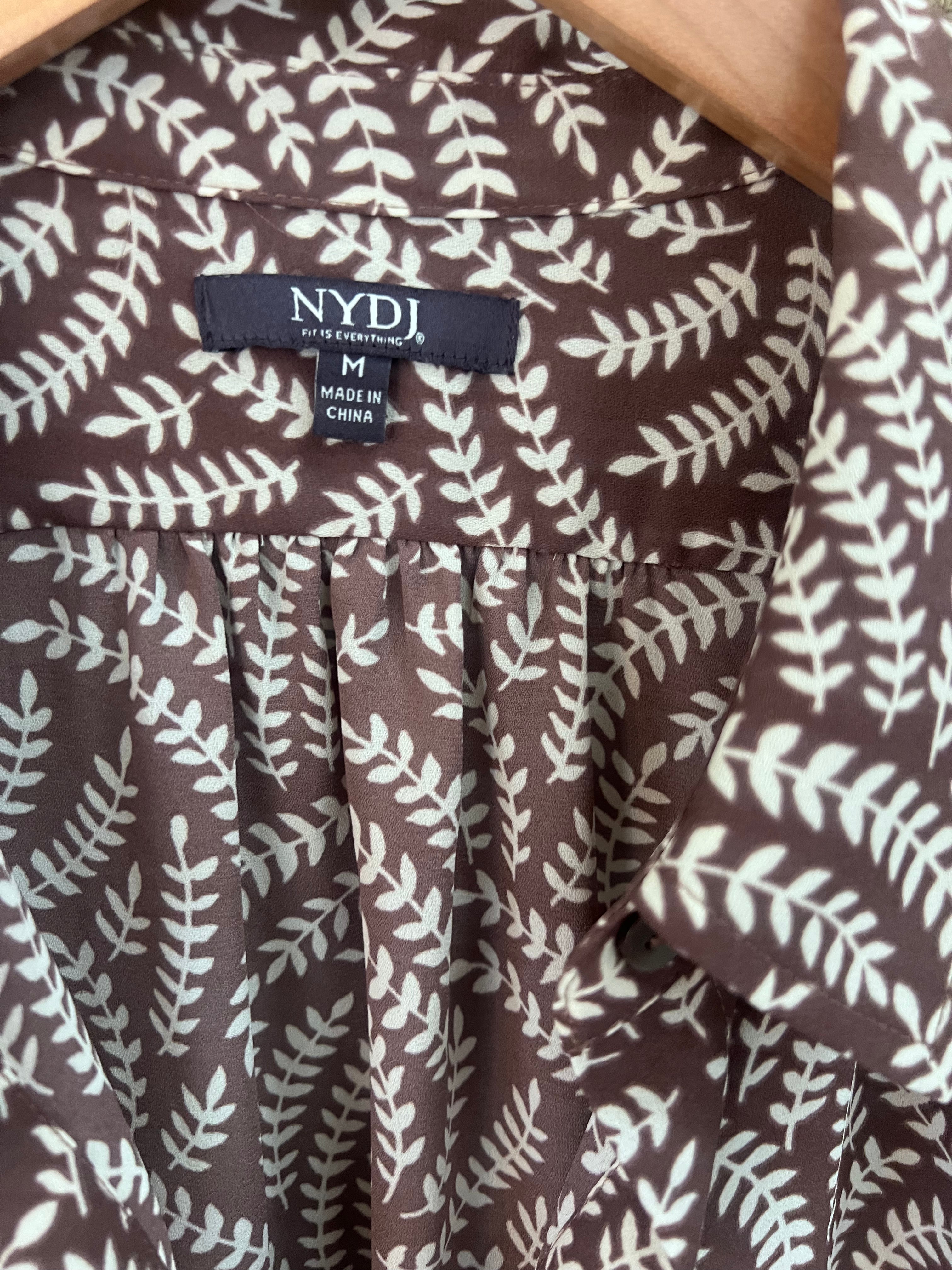 NYDJ Blouse Size M (RESTYLE)